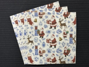 Chất Lượng Cao 2-Ply Cocktail Bữa Ăn Tối Khăn Giấy Cổ In Khăn Ăn Cho Giáng Sinh Túi Phong Cách - Product Image 5