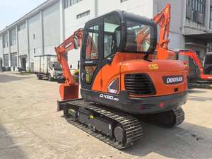 Mini pelle sur chenilles Doosan DX60 Prix abordable Excavatrice coréenne originale de 6 tonnes d'occasion Doosan DX60 - Product Image 4