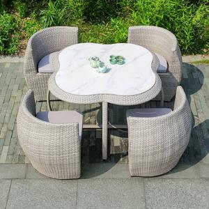 SUNWAY Muebles <span class=keywords><strong>de</strong></span> exterior Ahorro <span class=keywords><strong>de</strong></span> espacio Mesa Silla Múltiples estilos para patio Jardín Balcón Patio <span class=keywords><strong>Bistro</strong></span> - Product Image 4