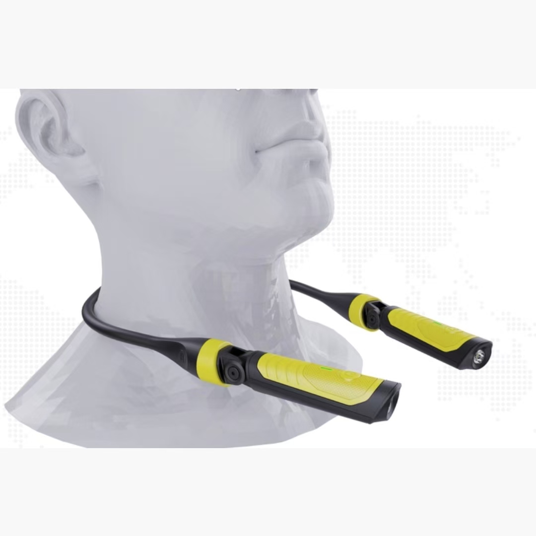 Portable Neck Light 500/250LM Rechargeable High Brightness Low Power Led Work Light Versatile Neck Light for Detachable Use