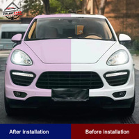 Film de protection de peinture PET de luxe Colorcard, nouvelle couleur, pour carrosserie automobile, film vinyle changeant de couleur, autocollants roses