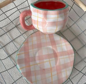 Taza de Café de Cerámica Hecha a Mano Estilo Retro, Taza para Té de la Tarde y Juego de Tazas de Lujo Irregulares Hechas a Mano para Espresso, <span class=keywords><strong>Latte</strong></span> o Té Turco - Product Image 3