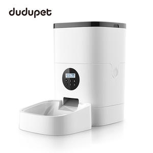 Comedero Automático Inteligente Dudupet de 4L con Control por Aplicación para Perros y Gatos, Color Blanco, Diseño Redondeado - Product Image 1