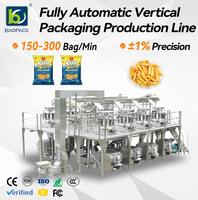 Système d'emballage automatique haute vitesse pour sachets alimentaires avec ligne de machine d'emballage VFFS de haute précision