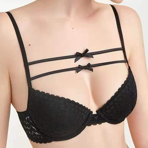 Nuevo conjunto de sujetador push-up con aros para mujer, ropa interior versátil de tres piezas para mujeres jóvenes. - Product Image 1