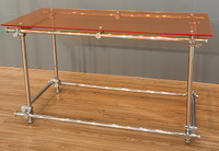 Table de présentation pliable en acier inoxydable pour magasins de vêtements et boutiques |   Tables de présentation de vêtements sur mesure pour la vente en gros