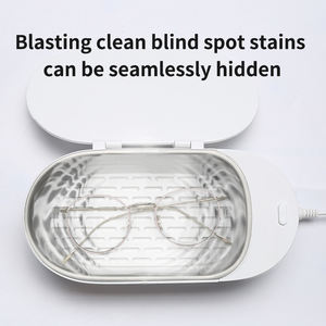 High Frequency Electric Portable Ultrasonic Cleaner for Jewelry Watches Glasses-Home Use 400ml Capacity - Product Image 6