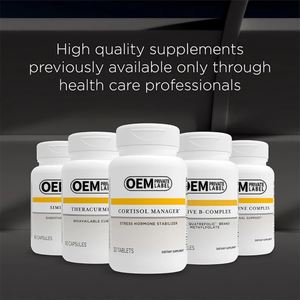 OEM fabbrica surrenalica supporto per la salute compresse cortisolo complesso vitamina per adulti Stress sollievo rilassamento promozione sonno stabile - Product Image 2