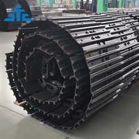 Pelle PC1250 Track Chain Link Assy Track Shoe Assembly Pièces de train de roulement 21N-32-31110