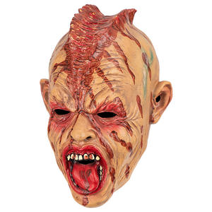 Vente en gros Masque Zombie Marche Mort Cosplay Horreur Costume Props Effrayant Masque Déguisement Halloween Masque - Product Image 4