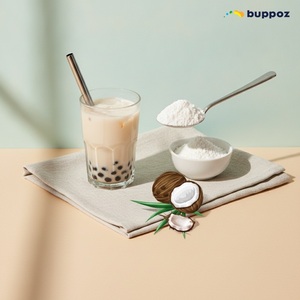 Poudre de thé au lait de coco 1kg, certifiée Halal HACCP, pour les fabricants de bubble tea et de thé au lait - Product Image 6
