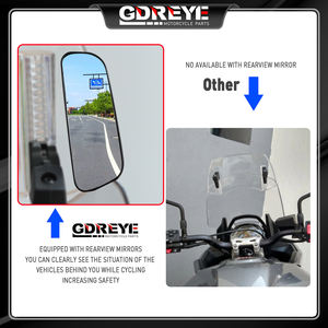 Deflector de Viento para Motocicleta SYM ADX125 ADX <span class=keywords><strong>125</strong></span> 2023-2024, Alerón, Deflector de Aire, Pantalla Ajustable Universal - Product Image 2