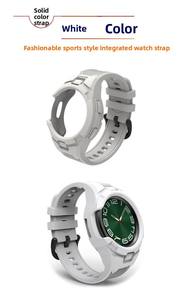 สายนาฬิกา TPU สำหรับ Samsung WATCH4/6 CLASSIC รุ่นหรู ขนาด 22 มม. สีเดียว สายเปลี่ยนสำรอง ขายส่งจากโรงงาน - Product Image 6