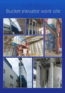 Dài dịch vụ cuộc sống nhà máy trực tiếp NE loạt chuỗi băng tải tải và trọng lực gây ra xả xô thang máy cho xi măng - Product Image 2