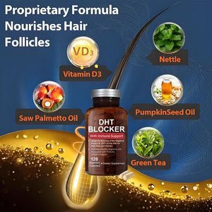 Bloqueador de DHT OEM Complex, 120 Cápsulas - Mejora la Inmunidad y la Memoria, Saw Palmetto, Biotina, Zinc, Uso en Adultos, No Apto para Mujeres Embarazadas - Product Image 2