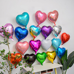 Ballon en aluminium couleur unie cœur pêche de 18 pouces personnalisable, modèle Q12, pour la Saint-Valentin, les mariages et les fêtes d'anniversaire - Product Image 2