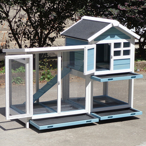 Small Outdoor Rabbit Hutch Wood <strong>Bunny</strong> Cage for Pets Solid Pattern Small Animals <strong>House</strong> - Product Image 4