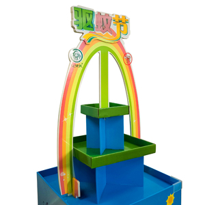 Point de vente en carton ondulé personnalisé pour supermarché, présentoir, présentoir, bacs à ordures en carton rond - Product Image 3