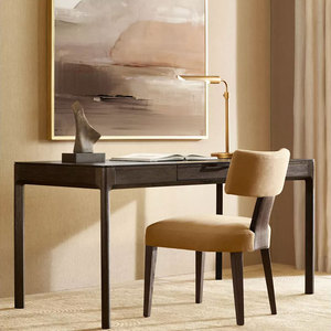 <span class=keywords><strong>Chaise</strong></span> d'appoint de salle à manger <span class=keywords><strong>en</strong></span> tissu personnalisé fait à la main meubles <span class=keywords><strong>en</strong></span> <span class=keywords><strong>bois</strong></span> massif de salon de luxe vintage ancien - Product Image 2