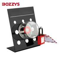 Couvercle amovible de verrouillage de bouton poussoir PC en résine de verre transparent avec base de montage adapté au bouton poussoir d'arrêt d'urgence