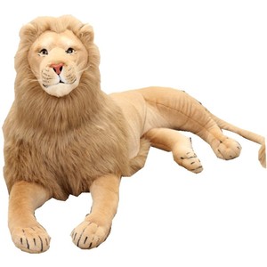 Peluche <span class=keywords><strong>Lion</strong></span> Super Douce Simulée, Figurine du <span class=keywords><strong>Roi</strong></span> <span class=keywords><strong>Lion</strong></span>, Poupée Anti-Stress, Accessoire Photo, Décoration de Scène, Rembourrage Coton PP - Product Image 1