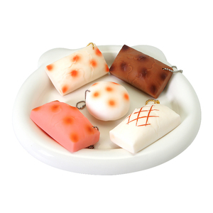 Kawaii स्क्विशी चावल केक निचोड़ मोची खिलौने पके हुए चावल केक जापानी खाद्य मोची स्क्विशी - Product Image 4