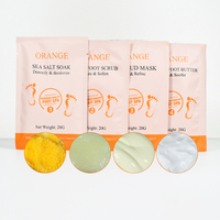 Poudre de gelée cristalline douce végétalienne pour pédicure spa, aux arômes de citron, lavande et rose, à base de plantes sèches, fournitures de manucure pour adultes et soin des pieds