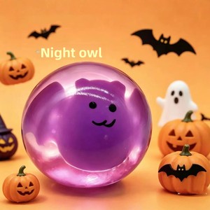 Best-seller transfrontalier : Balle anti-stress souple à rebond lent, phosphorescente, à base de mélasse, pour Halloween, Thanksgiving et Noël - Product Image 3
