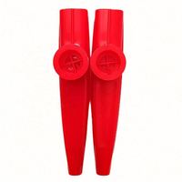 Kazoo en plastique personnalisé avec logo imprimé en sérigraphie, instruments de musique portables, cadeaux promotionnels bon marché en vrac pour fêtes