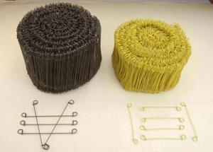 गर्म डूबा गैल्वेनाइज्ड सॉफ्ट कंस्ट्रक्शन रीबर बाइंडिंग पीवीसी लेपित डबल लूप टाई तार - Product Image 3