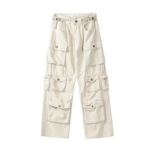 Pantalon cargo décontracté pour homme, style Harajuku, coupe ample et droite, multi-poches, streetwear personnalisé populaire - Product Image 6