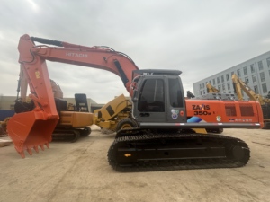 Excavadora de cadenas Hitachi ZX350H usada original de Japón, pocas horas de trabajo, excavadora de servicio pesado de 35 toneladas para minería, canteras y construcción. - Product Image 1