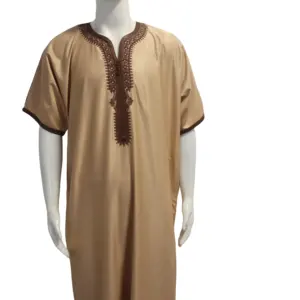 Turkish Robe , Manufacturers Wholesale 2023 African Men's Shiny Fabric Robe in new fashionable version. Muslim Clothing