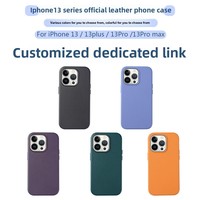 Étui de protection avec support magnétique en cuir véritable, comprend une poignée de téléphone compatible avec les étuis de téléphone portable iPhone