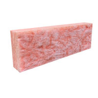 Laine de verre UL 723 ininflammable rose pour isolation de construction, rouleau pré-découpé R30 de 9,5 pouces pour plafond, pour les États-Unis