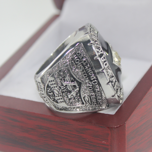 Bague de champion des Auckland Raiders 1967 en alliage plaqué argent 925, unisexe, style hip-hop rock, géométrique, avec strass en cristal de laboratoire, pour les fans - Product Image 2