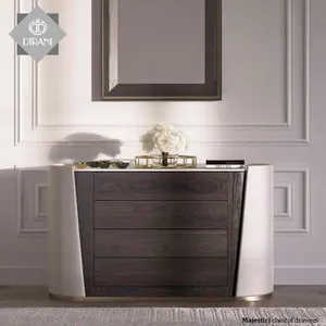 Mueble de dormitorio Vintage moderno, mueble de madera maciza con 4 cajones, personalizado, para sala de estar y comedor - Product Image 1
