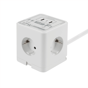 <span class=keywords><strong>Multiprise</strong></span> compacte en forme de <span class=keywords><strong>cube</strong></span> avec base à ventouse et support montable, prises standard européennes + charge rapide 17W, <span class=keywords><strong>multiprise</strong></span> - Product Image 3
