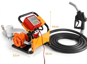 Botón de arranque integrado equipo de abastecimiento de combustible 12V 24V 110V 220V Diesel pequeña máquina de reabastecimiento de combustible con conjunto de bomba de diafragma - Product Image 3