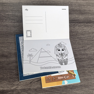 Libro di Biglietti d'Auguri e Cartoline Ecologico con Biglietti di Ringraziamento, Pagine Facili da Staccare, Carta Artistica e Carta Patinata - Product Image 4