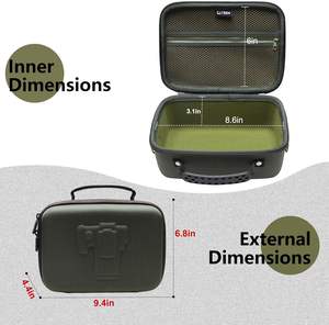 Étui pour appareil photo compatible avec Canon EOS Rebel T7/R50/R6 Mark <span class=keywords><strong>II</strong></span>/R100/R50 V/T6/R8/R10/R5, avec 4 séparateurs et bandoulière - Product Image 2