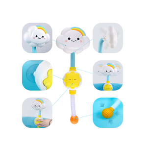 Chaud en plastique arc-en-ciel nuage douche bain pour enfants pulvérisation d'eau tournesol douche bébé bain eau <span class=keywords><strong>jouet</strong></span> baignoire jouets pour enfants - Product Image 6