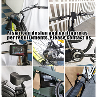 Cruiser 48V 350W 500W vélo électrique à gros pneus 26 pouces X 4.0 pouces 7 vitesses 35 Km/H Ebike pour femmes hommes
