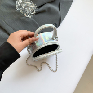 Túi đeo vai mini nữ thời trang hình đồng hồ báo thức, túi xách nhỏ gọn hợp xu hướng, túi đeo chéo tròn nhỏ xinh - Product Image 6