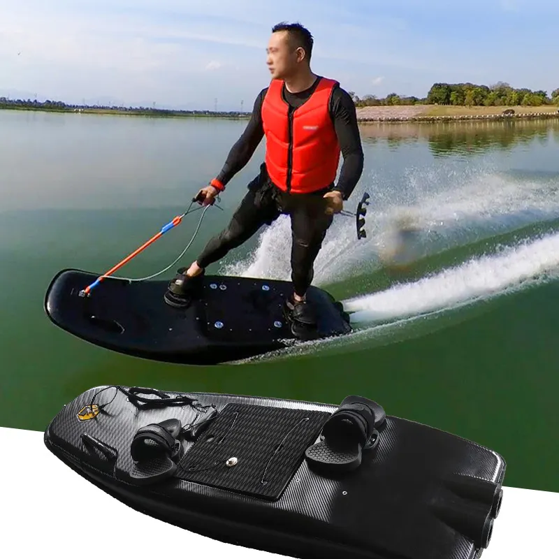 Obral besar Efoil Jet Surfboard elektrik serat karbon Jet Surf Board Elektrik Air papan selancar mendukung layanan disesuaikan