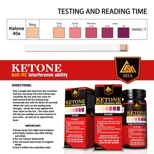 Inicio <span class=keywords><strong>Keto</strong></span> Strips Prueba para diabéticos, <span class=keywords><strong>tiras</strong></span> de prueba de cetona, Analizador de cetosis de orina - Product Image 6