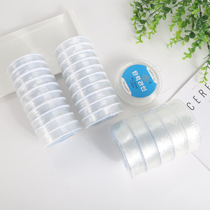 Fil élastique transparent de style coréen pour la fabrication de bijoux, fournitures artisanales, rouleau de 10M, accessoires de bricolage - Product Image 1