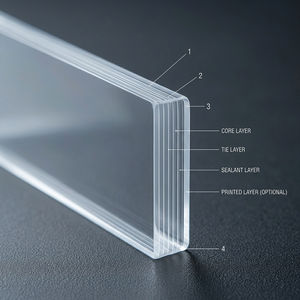 Rollo de <span class=keywords><strong>Película</strong></span> Bopp de Extrusión Múltiple de Grado Alimenticio, con Diseño Laminado Termosellable para Envasado Industrial de Alimentos - Product Image 3