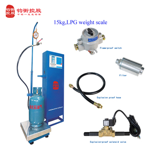 Compteur électronique intelligent d'échelle de remplissage de gaz de LPG pour des cylindres-équipement industriel précis de ravitaillement - Product Image 3