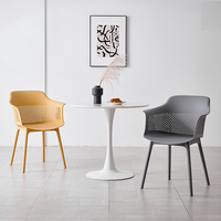 Chaise de bar en polypropylène, vente en gros d'usine, chaise design pour hall d'hôtel